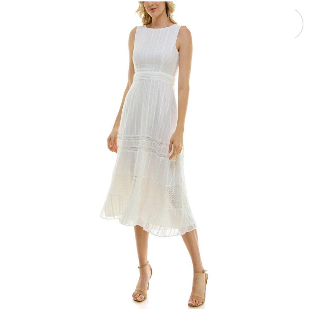 Taylor Ivory Midi Dress